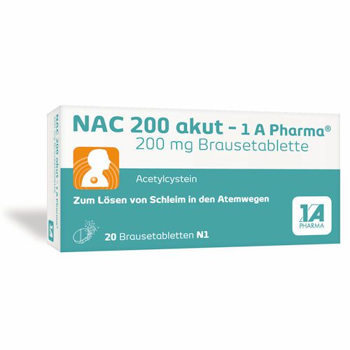 NAC 200 akut-1A Pharma Brausetabletten