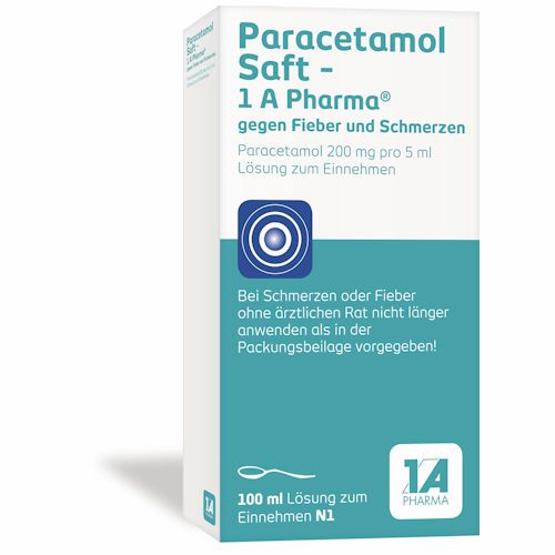 PARACETAMOL Saft-1A Pharma gg.Fieber u.Schmerzen