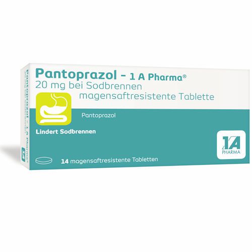 PANTOPRAZOL-1A Pharma 20mg bei Sodbrennen msr.Tab.