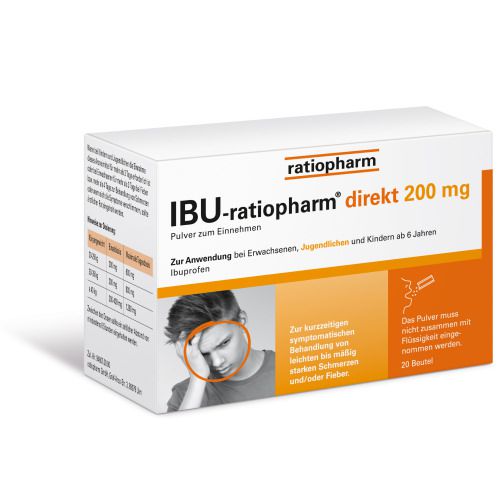 IBU-RATIOPHARM direkt 200 mg Pulver zum Einnehmen
